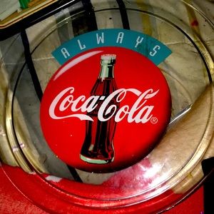 Glass cola plate